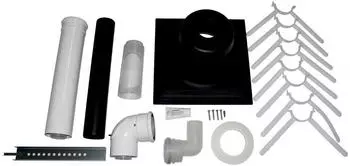 Wolf Anschluss-Set C93x DN60/100, DN80 im Schacht, Abdeckung PP (2651752)
