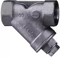 RIEGLER 105674-60-1 ES Schmutzf&auml;nger, Edelstahl, MW 0,6 mm, G 1/4, DN 8, 1Stk
