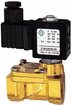 Riegler MV 1369 G 2/2-Wegeventil NC vorgesteuert 24V DC 8W NBR G1/2 (MV 1369 G)