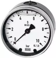 RIEGLER 102235-825 Glyzerinmano, Metallgeh., G 1/2 hinten exzentr., 0-6,0 bar,...