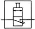 Riegler Hand-Schiebeventil G 1/8 AG, SW 14, PN max. 10 bar (3214.71)