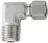 Riegler Winkel-Einschraubverschraubung R 3/8 a., Rohr-Ø 15mm, ES 1.4571, 315bar (ES 100)