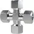 Riegler Kreuz-Verschraubung Rohr-AØ8mm Stahl verzinkt (KV8SLST)