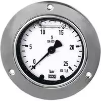 RIEGLER 102266-957 Glyzerinmano, Frontring, G 1/2 hinten exzentr, 0-16,0 bar,...