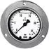 Riegler Glyzerinmanometer Frontring G 1/2 hinten exzentrisch 0-16bar Ø100 (957)