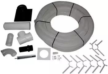 Wolf Anschluss-Set DN110/160 C93x DN110 flexibel im Schacht, Abdeckung PP (2652004)