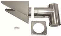 Vaillant Au&szlig;enwandanschluss DN 225/160 Edelstahl f&uuml;r Abgassystem Fassade DN...