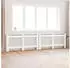 vidaXL Heizkörperverkleidung 2 Stk. Weiß 172×19×81,5cm MDF (3051379)
