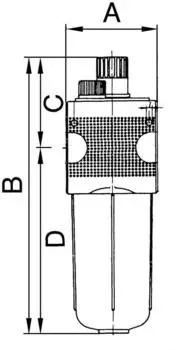 Riegler Nebel&ouml;ler multifix Polycarbonatbeh&auml;lter BG 1, G 3/8 (100552)