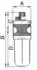 Riegler Nebelöler multifix Polycarbonatbehälter BG 1, G 3/8 (100552)