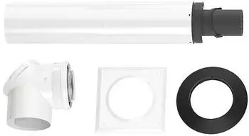 Bosch FC-Set80-C13x Luft-/Abgasf&uuml;hrung waagerecht 80/125mm (7738112574)