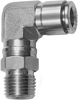 Riegler L-Steckverschraubung drehbar R 1/4" Schlauch-&Oslash; 12mm ES 1.4404 (854.014-12 ES)