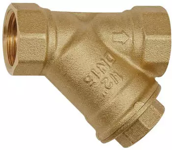 Riegler Schmutzf&auml;nger Messing blank G 2, DN 50, MW 0,2mm (60-8 M-0,2)