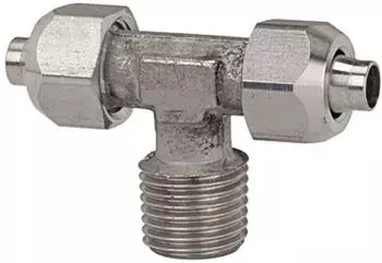 Riegler T-Einschraubverschraubung R 1/4" f&uuml;r Schlauch 8/6, ES 1.4404 (14.114-8 ESH)