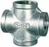 Riegler Kreuzverteiler 4x Innengewinde Rp 1 Edelstahl 1.4408 (253.66-ES)