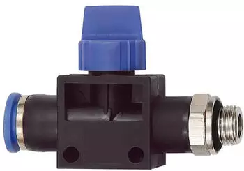 Riegler 3/2-Wegeventil "Blaue Serie" Steckanschluss G 3/8 a. &Oslash; 8mm (273.038-8)
