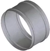 Helios Vh 200 Verl&auml;ngerungsh&uuml;lse, Dn 200, L&auml;nge 15cm, Stahl Verzinkt