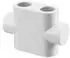 Oventrop Multiblock T Design-Abdeckung Durchgang Anthrazit (1184088)