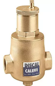 Caleffi Discal Mikroblasenabscheider 2" IG Messing mit Entleerungsstutzen (551009)