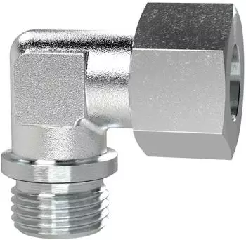 Riegler Winkel-Einschraubverschraubung R 1, Rohr-&Oslash; 25mm, Stahl verzinkt (WEVR125SST)