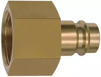 Riegler Nippel f&uuml;r Kupplungen NW 19, Messing, G 1 IG (419.55)