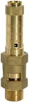 Riegler Sicherheitsventil Messing G 1, Ansprechdruck 4bar (229.03-4,0)