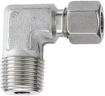 Riegler Winkel-Einschraubverschraubung R 1/4", Rohr-&Oslash; 10mm, 1.4571, 315bar (ES 94)