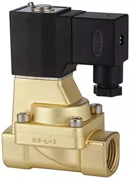 Riegler 2/2-Wege-Magnetventil NC, vorgesteuert, 24V DC, G 1/2, 0,5-10bar (MV 1551)