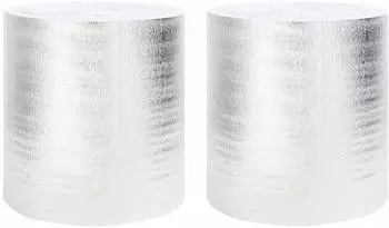 vidaXL Heizk&ouml;rper-Reflektorfolie Polyethylen silber 25x0,5m, 2 St&uuml;ck (42009832)