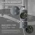 ML-Design Heizstab 1200W anthrazit mit Thermostat, LCD & Timer