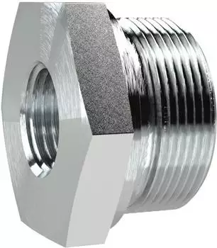 Riegler Lange Wechselreduzierung G 3/8 a. / G 3/4 i., Stahl verzinkt (RED3834SST)