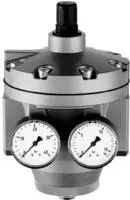 RIEGLER 101261-637.103 Hochleistungsdruckregler mit 2 Manometern, G 1 1/2,...