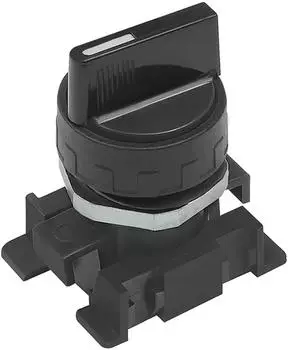 Riegler Kurzer Drehhebel, schwarz, 2 Stellungen, bistabil (KDH-2B)