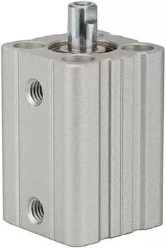 Riegler ACQ Kurzhubzylinder doppeltwirkend, Kolben-Ø 16mm, Hub 5mm, M5x0,8 (12.DMI.16005)