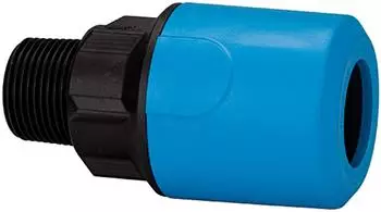 Riegler Gerade Einschraubverschraubung PP, G 1 1/2", Schlauch-Ø 32mm (65.112-32)