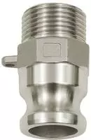 RIEGLER 108137-1116.30-ES Kamlok-Schnellkupplungsstecker mit AG, Typ F, ES...