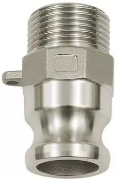 Riegler Kamlok-Schnellkupplungsstecker mit AG, Typ F, ES 1.4401, R 3 (1116.30-ES)