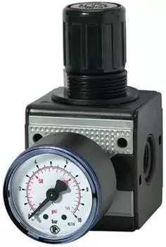 Riegler Druckregler multifix mit Manometer, BG 3, G 3/4, 0,5-16 bar (R 34 - 16)