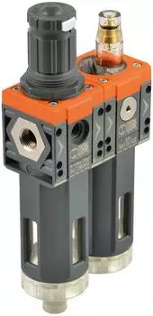 Riegler SYNTESI Filterregler + Öler BG 1, G 3/8, 20µm, 0…10 bar (5613B56L103)