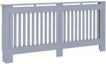 vidaXL Heizk&ouml;rperverkleidung anthrazit 172x19x81,5cm MDF