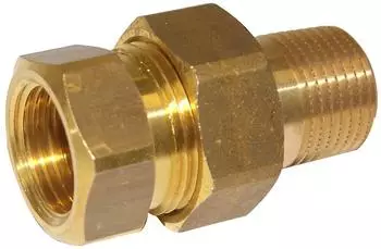 Schell Count Heizk&ouml;rperverschraubung Durchgang 1/2" 10bar Messing (141010099)