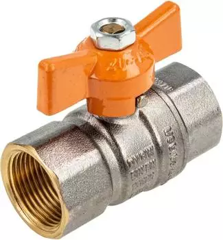 Caldo UNISOL Solarkugelhahn Typ 1611 Rp 3/4" (DN20), Fl&uuml;gelgriff, MS-verchromt (81611020)