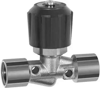 Riegler Nadelventil, Messing vernickelt, IG/IG, Rp 1/8, DN 4 (210.79-N)