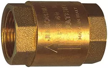 Riegler R&uuml;ckschlagventil Durchgangsform, Messing G 3/4, reduzierter Durchgang (227.42)