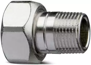 Heimeier Heizkörper-Anschlussverschraubung R 1/2" x M22, Ametal, vernickelt, gerade (50701516)