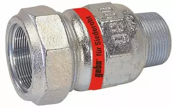 Gebo Temperguss-Klemmverbinder Siederohr 25mm x 3/4" AG (02.150.00.0225)