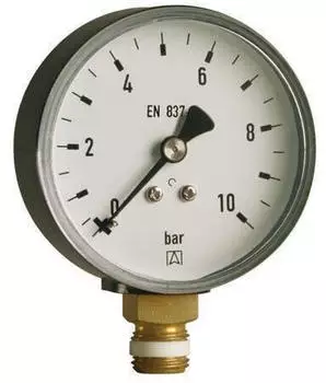 Afriso Rohrfedermanometer RF 80 radial 0/16bar G1/2B (63565)