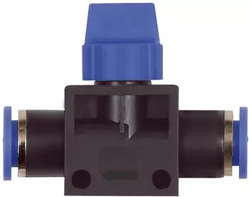 Riegler 3/2-Wegeventil &raquo;Blaue Serie&laquo;, Steckanschluss, Schlauch-Au&szlig;en-&Oslash; 10mm (233.010)