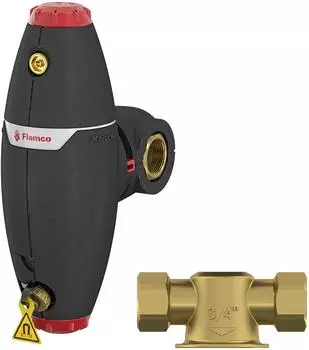 Flamco XStream Vent-Clean Luft-/Schlammabscheider DN25, G 1 1/4" M, mit Isolierung (11082)