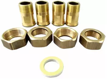 Wolf Anschluss-Set Fittings 1"-Schraubanschluss (Ms AG) f&uuml;r SL-32 (2071984)